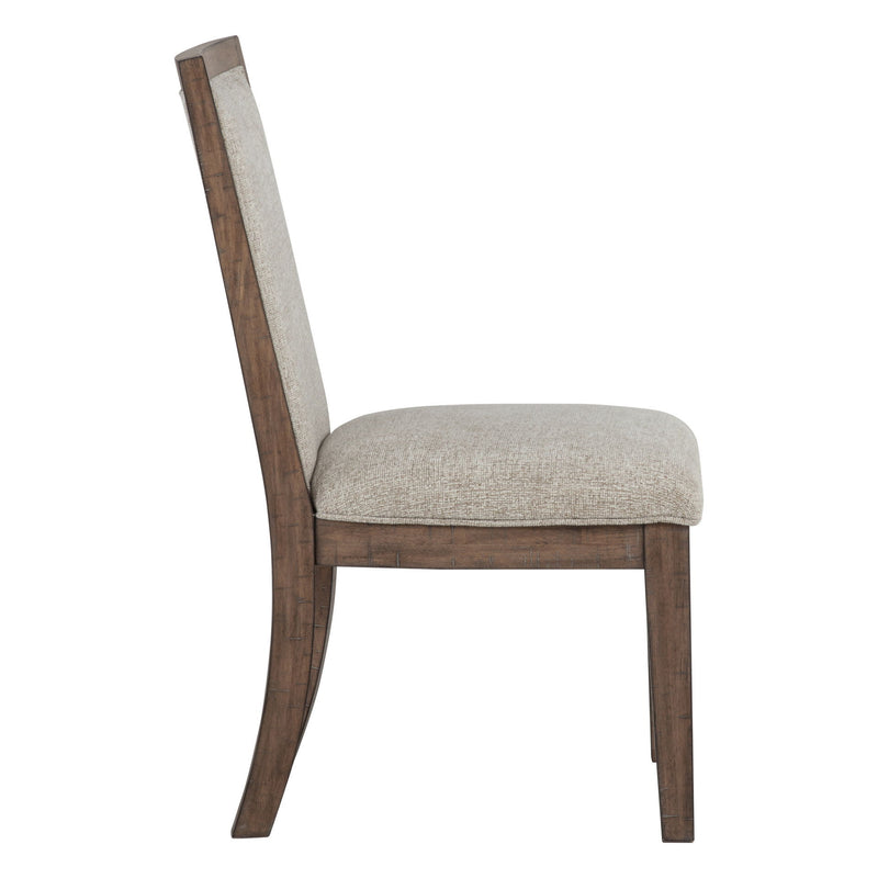 Augusta - Upholstered Side Chair (Set of 2) - Rustic Brown - Furniture Source (IA) 
