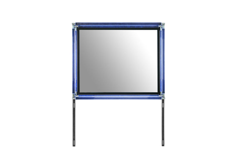 Lando - Mirror With LED - Black