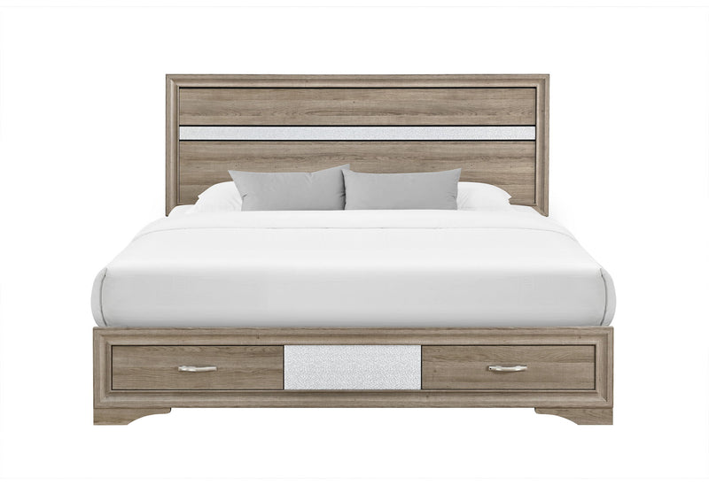 Seville - Full Bed - Brown / Natural