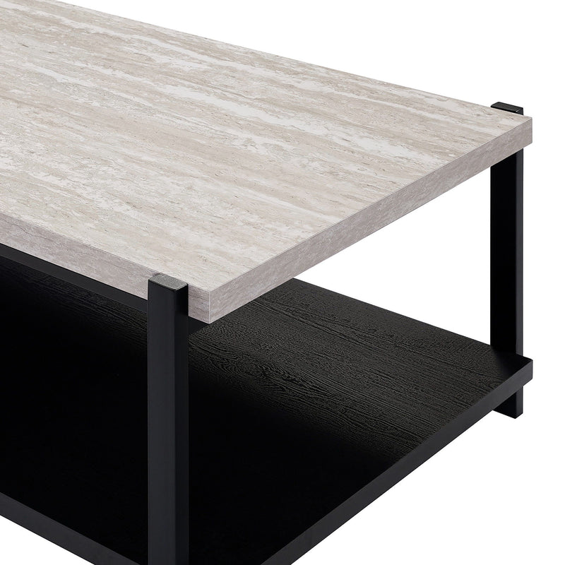Linea - 3 Piece Occasional Set (1 Coffee & 2 End Tables) - Light Gray