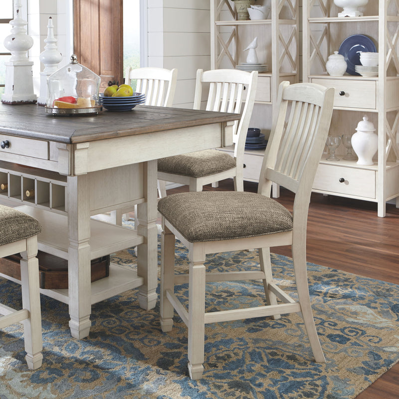 Bolanburg - Rectangular Dining Room Counter Table - Beige