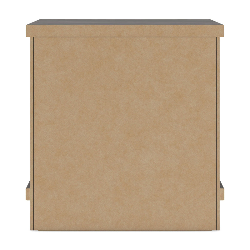 Vonitta Bay - Two Drawer Night Stand - Dark Brown - Furniture Source (IA) 