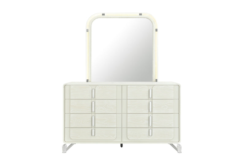 Lyra - Mirror With LED - Beige