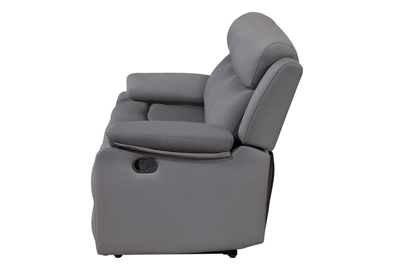 U6026 - Reclining Sofa With LED - Gray