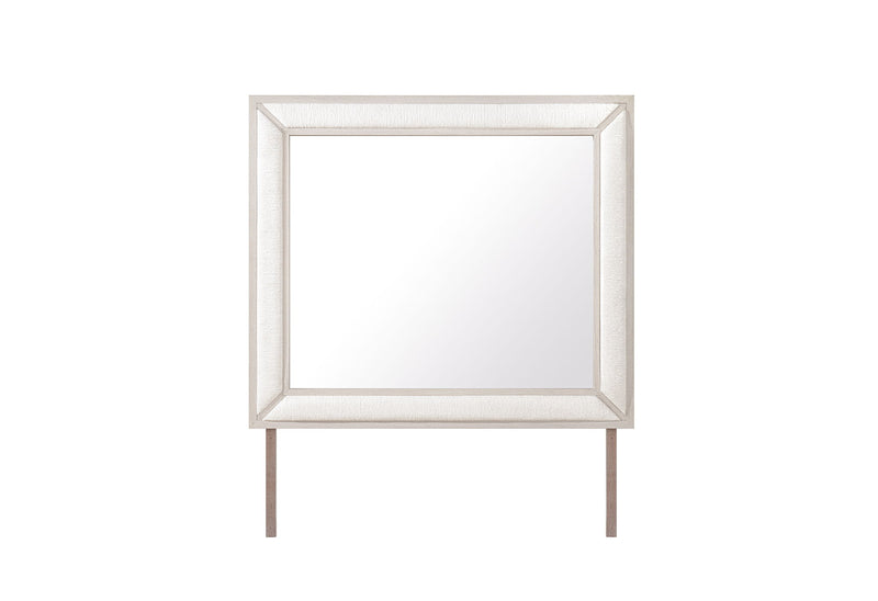 Clara - 5 Piece Queen Bedroom Set (Bed, Dresser & Mirror, Nightstand, Chest) - Beige
