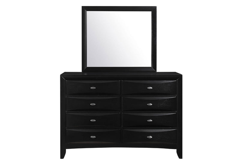 Linda - 5 Piece King Bedroom Set - Black