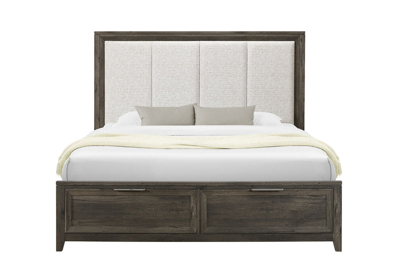 Mariah - Queen Bed - Dark Brown