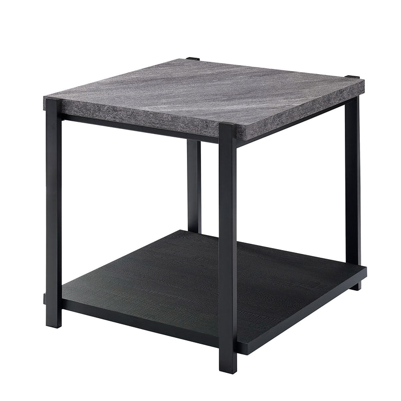 Linea - 3 Piece Occasional Set (1 Coffee & 2 End Tables) - Dark Gray