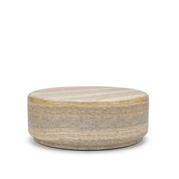 Carmel Bay - Round Cocktail Table - Light Brown - Furniture Source (IA) 