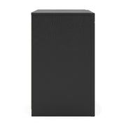 Stabotta - Two Drawer Night Stand - Black - Furniture Source (IA) 