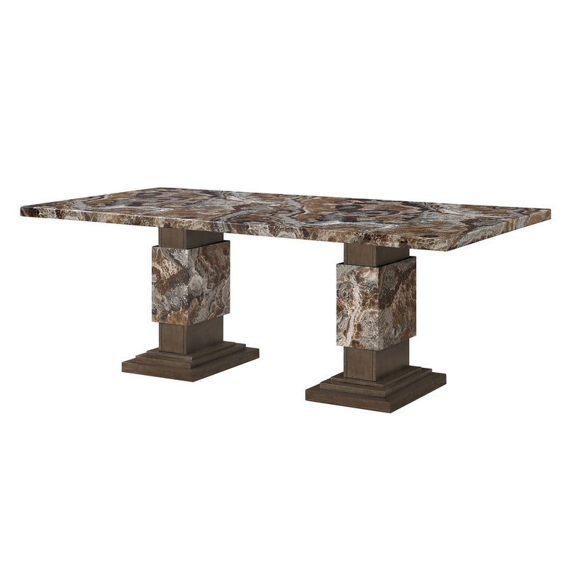 D12DT - Dining Table - Brown