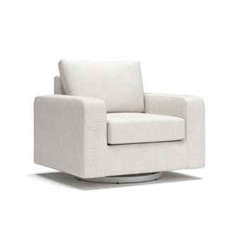 La Jolla Cove - Swivel Glider Chair With Cushion - Beige - Furniture Source (IA) 