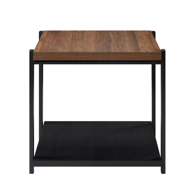 Linea - 3 Piece Occasional Set (1 Coffee & 2 End Tables) - Black / Brown
