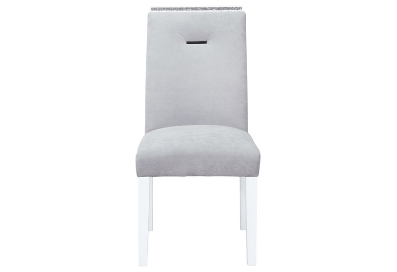 Monaco - 7 Piece Dining Room Set (Dining Table And 6 Dining Chairs) - White