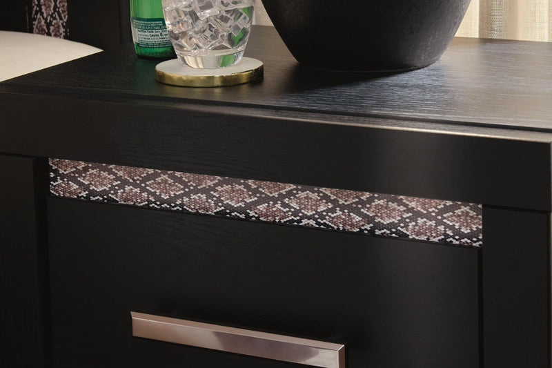 Brizmore - Two Drawer Night Stand - Black