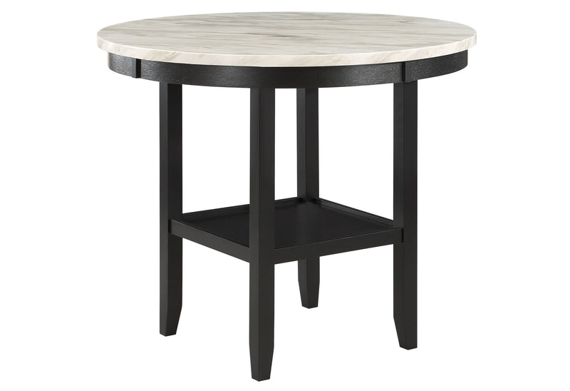 D40011 - 7 Piece Dining Room Set (Bar Table And 6 Bar Stools) - Light Gray