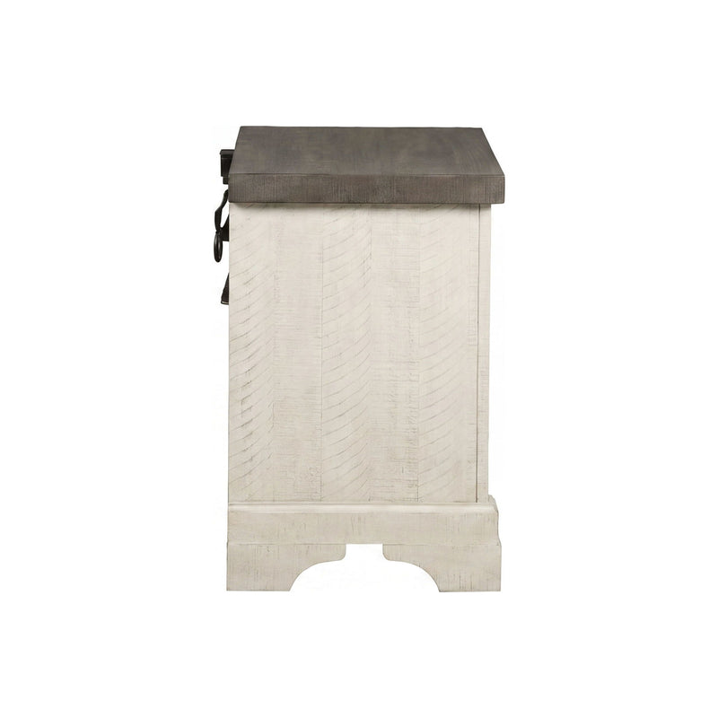 Augusta - Two Drawer Nightstand With USB Port - Furniture Source (IA) 