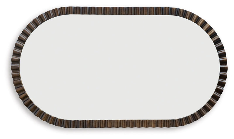 Clorington - Accent Mirror - Dark Brown