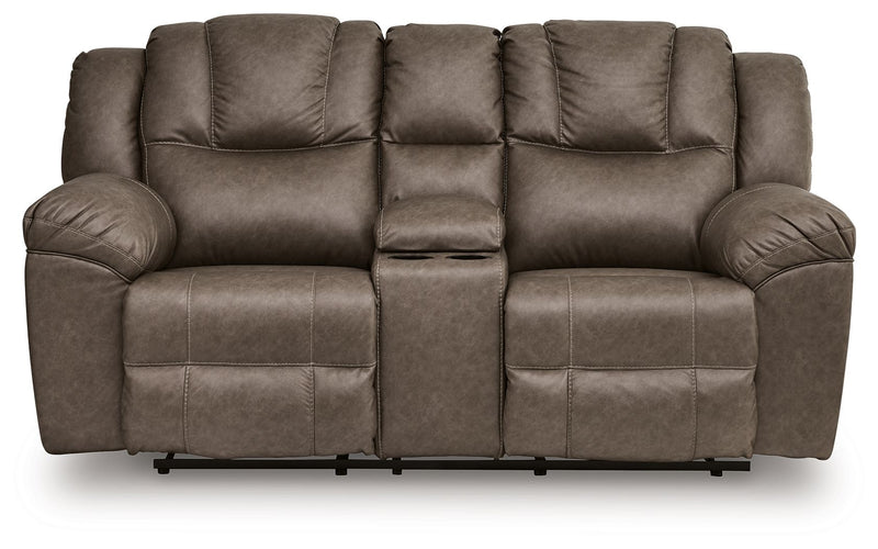 Lowilla - 2 Pc. - Reclining Sofa And Loveseat - Driftwood