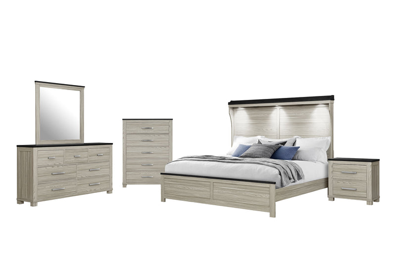 Ashley - Queen Panel Bed - Brown