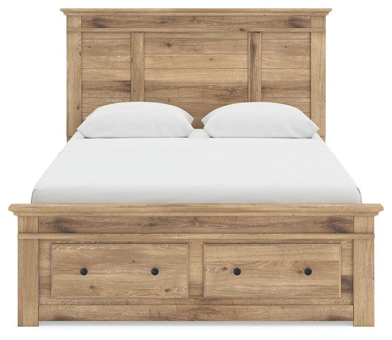 Makidern - Panel Storage Bed