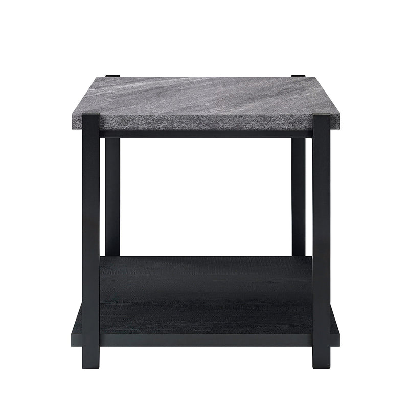 Linea - 3 Piece Occasional Set (1 Coffee & 2 End Tables) - Dark Gray