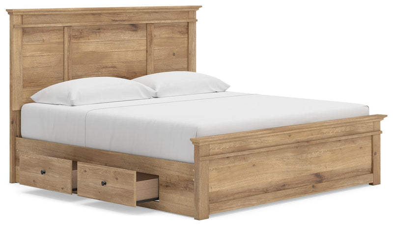 Makidern - Panel Storage Bed