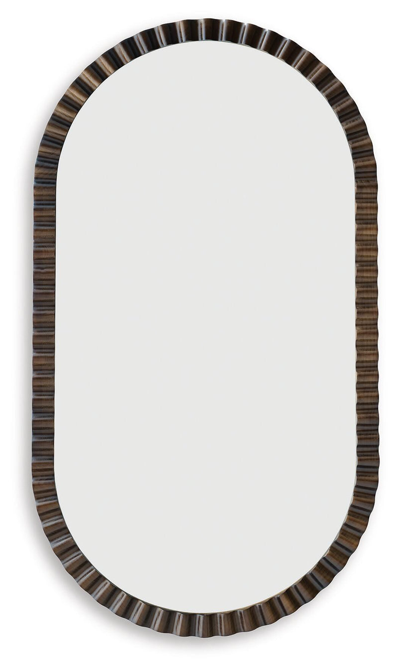 Clorington - Accent Mirror - Dark Brown