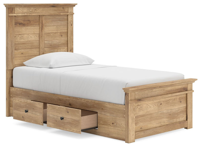 Makidern - Panel Storage Bed
