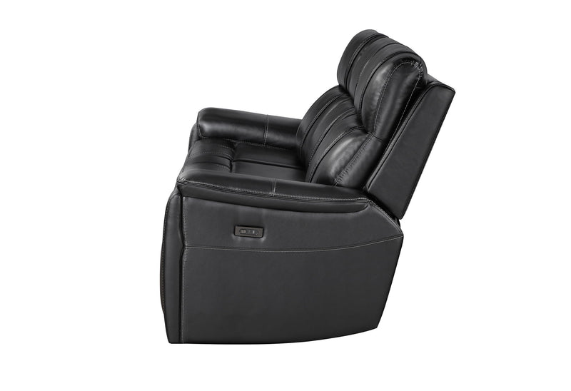U8880 - 3 Piece Living Room Set (Power Reclining Sofa / Power Console Reclining Loveseat / Power Recliner) - Black