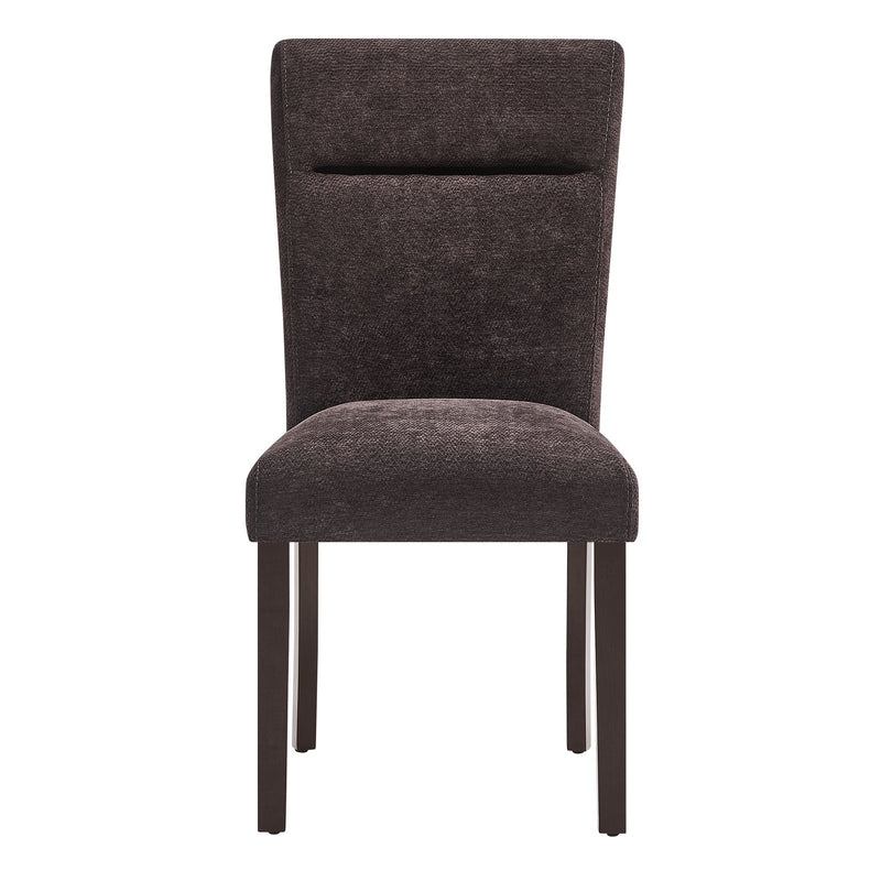 D8212 - 9 Piece Dining Room Set (Dining Table With 8 Dining Chairs) - Dark Brown