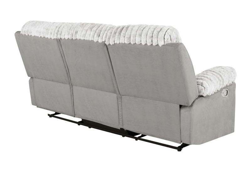 U6028 - Reclining Sofa / Console Reclining Loveseat - Gray