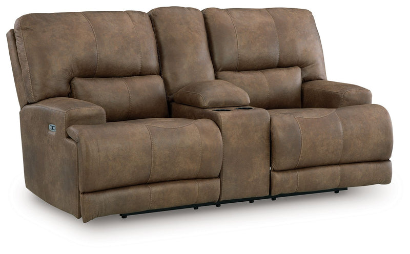 Beckley Place - 2 Pc. - Power Reclining Sofa And Loveseat - Earth