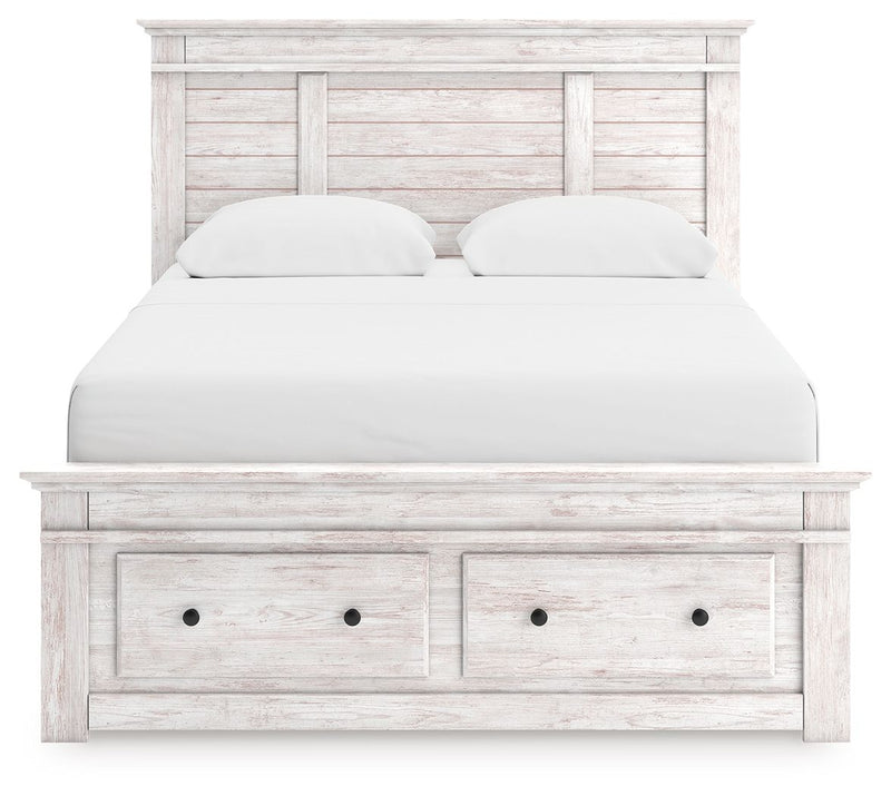 Makidern - Panel Storage Bed