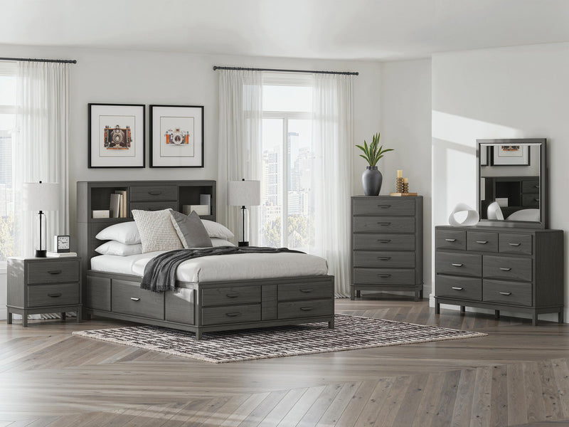 Mazing - Two Drawer Night Stand - Gray - Furniture Source (IA) 