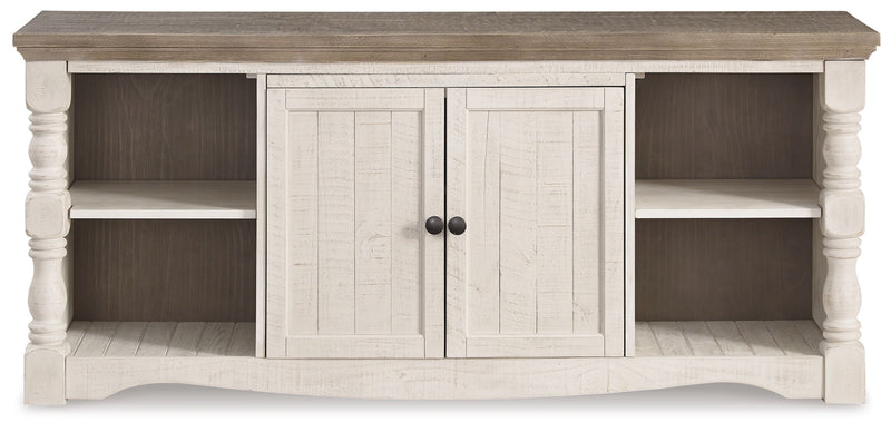 Havalance - 4 Pc. - Entertainment Center - 67" TV Stand - Brown / Beige