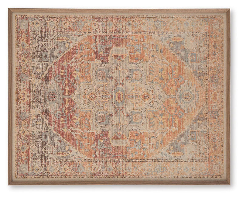 Kerrickson - Wall Art - Red / Orange / Blue