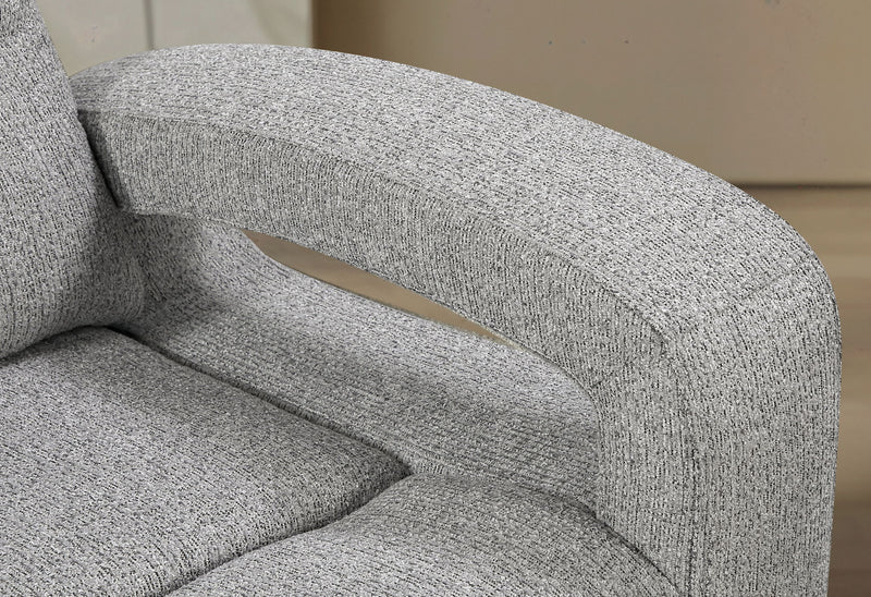 U6611 - Power Recliner With LED - Dark Gray