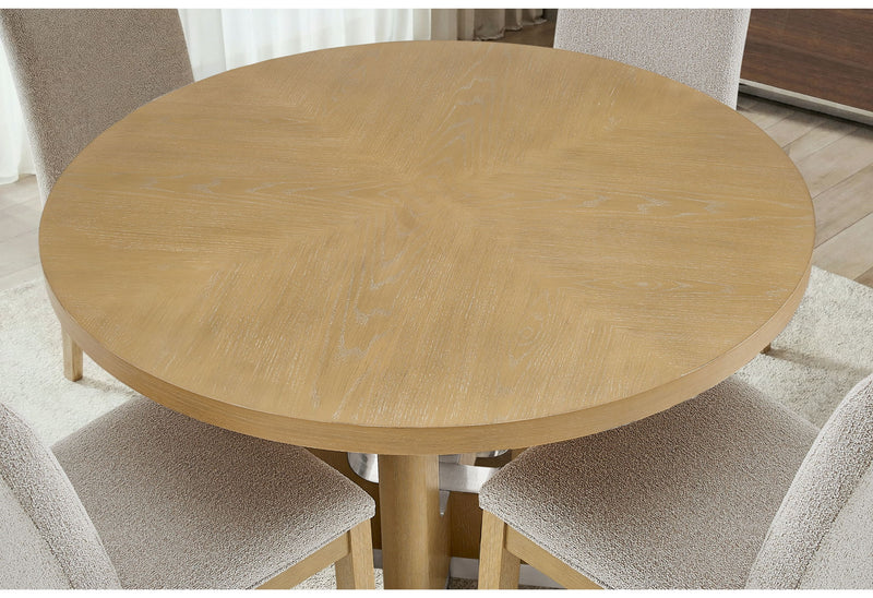 D3124 - 7 Piece Dining Room Set (D3124 Dining Table And 6 D1248 Dining Chairs) - Natural