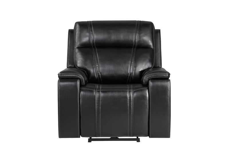 U8880 - 3 Piece Living Room Set (Power Reclining Sofa / Power Console Reclining Loveseat / Power Recliner) - Black