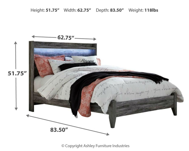 Baystorm - Panel Bedroom Set - Gray