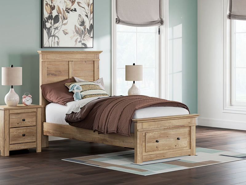 Makidern - Panel Storage Bed