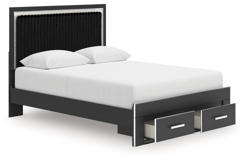 Zuraleus - Upholstered Panel Platform Storage Bedroom Set