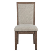 Augusta - Upholstered Side Chair (Set of 2) - Rustic Brown - Furniture Source (IA) 
