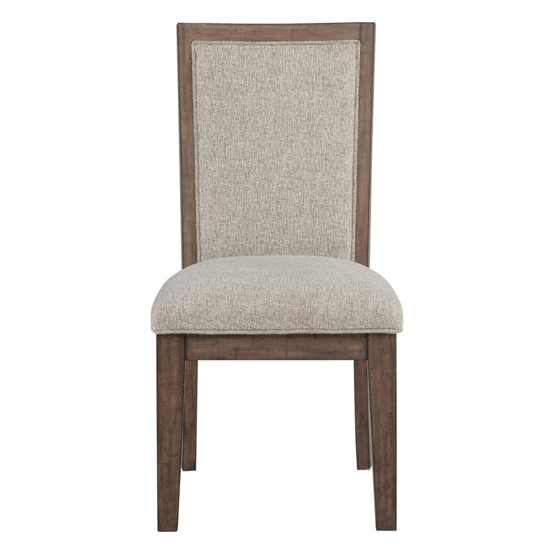 Augusta - Upholstered Side Chair (Set of 2) - Rustic Brown - Furniture Source (IA) 