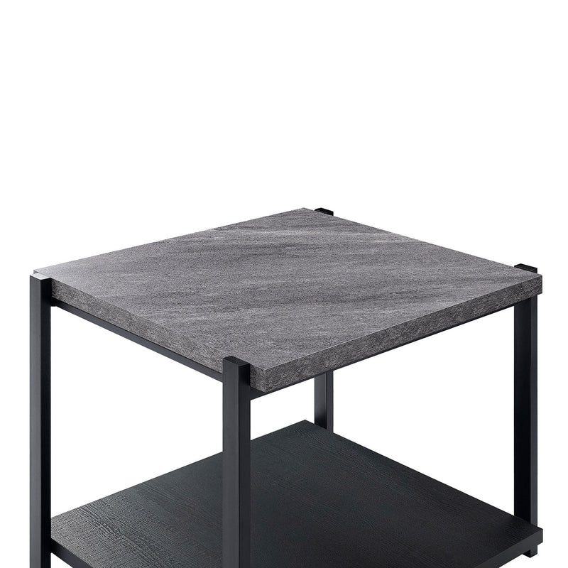 Linea - 3 Piece Occasional Set (1 Coffee & 2 End Tables) - Dark Gray