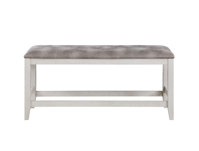 Richland - Counter Height Bench - White