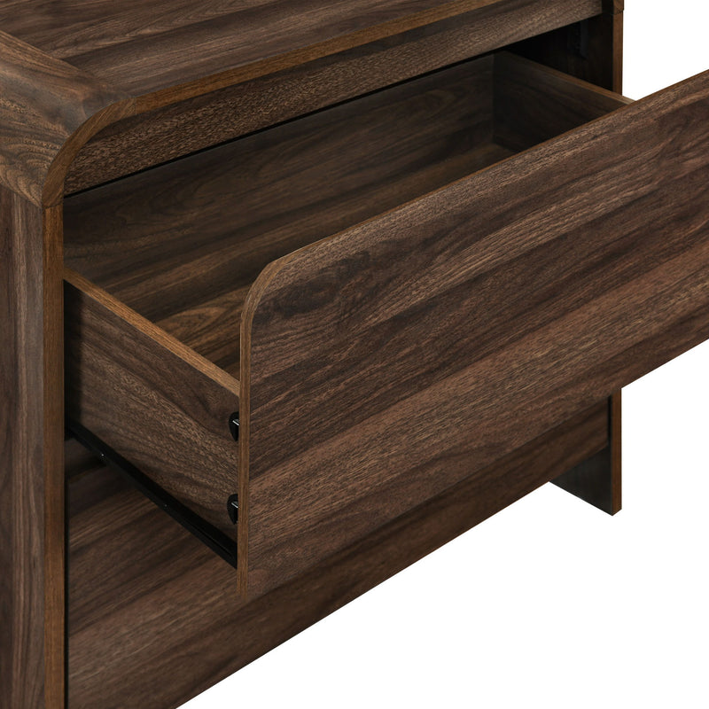 Mara - Two Drawer End Table / Bedside Table