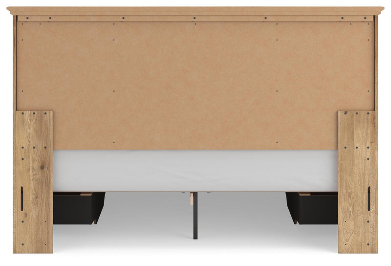 Makidern - Panel Storage Bed