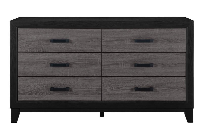 Lisbon - 4 Piece Twin Bedroom Set (Bookcase Twin Bed, Dresser, Mirror And Nightstand) - Black / Gray